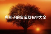 虎妹子的宝宝取名字大全(炫舞宠物名字大全)