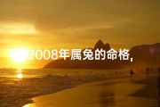 2008年属兔的命格,2008年属兔命格揭秘：运势解析与人生指引