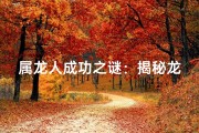 属龙人成功之谜：揭秘龙年英才传奇