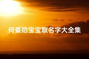 何姜给宝宝取名字大全集(宝宝姓姜取名大全)