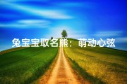 兔宝宝取名熊：萌动心弦的女孩新名