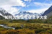 如何为兔宝宝取名字大全(兔宝宝起名大全600个)