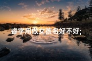 睿字用做女孩名好不好;《睿兔宝宝女孩，寓意智慧与灵动的名字精选》