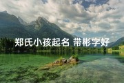 郑氏小孩起名 带彬字好吗、梦见养了只猴子不听话