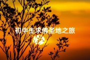 初中生求佛圣地之旅