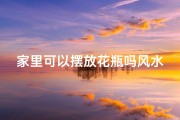 家里可以摆放花瓶吗风水、家里可以摆放花瓶吗风水好吗