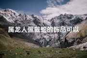 属龙人佩戴蛇的饰品可以吗;属龙戴蛇饰，运势翻倍旺