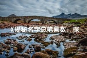《揭秘名字总笔画数：探寻个性命格奥秘》