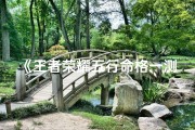 《王者荣耀五行命格一测官网，揭秘你的专属运势》