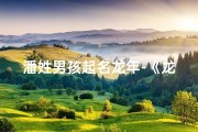 潘姓男孩起名龙年-《龙腾盛世，潘氏宝宝：2024龙年取名大全精选》