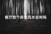 客厅放个床垫风水吉利吗,客厅摆放床垫风水有何讲究？