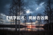 《烑字起名：揭秘吉凶奥秘与取名智慧》