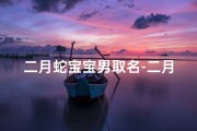 二月蛇宝宝男取名-二月蛇宝宝男，灵动吉祥好名字