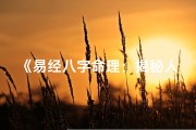 《易经八字命理：揭秘人生奥秘的国学智慧》