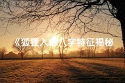 《狐狸入命八字特征揭秘：命运之谜》