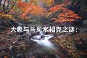 大象与马风水相克之谜：揭秘家居布局禁忌