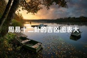 周易十二卦的吉凶图表大全,十二卦图解