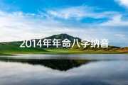 2014年年命八字纳音-2014年命八字纳音揭秘：运势解析与人生指引