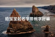 给宝宝起名字带椀字好嘛(木字旁的字有哪些)