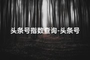头条号指数查询-头条号测试吉凶，一测便知运势