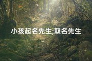 小孩起名先生;取名先生的联系方式
