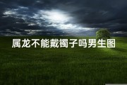 属龙不能戴镯子吗男生图片(属龙男生禁忌：为何不能佩戴镯子？)