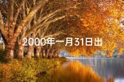 2000年一月31日出生属什么_2000年1月31命格：揭秘命运转折点