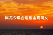 属龙今年合适戴金鸡吗女、属龙今年宜戴金鸡？吉祥搭配揭秘