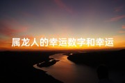 属龙人的幸运数字和幸运颜色-属龙人财运旺，揭秘幸运数字大揭秘