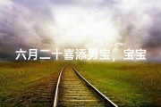 六月二十喜添男宝，宝宝起名大揭晓