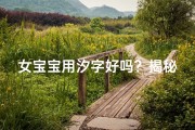 女宝宝用汐字好吗？揭秘汐字取名魅力