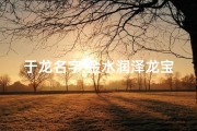 于龙名字_金水润泽龙宝宝，于姓佳名显辉煌