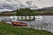 牛宝宝女名字 姓孙