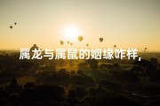 属龙与属鼠的姻缘咋样,龙鼠缘：生肖配对，姻缘如何？
