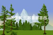 三煞详解;三煞盖屋吉凶揭秘：高清图片解析吉凶奥秘