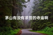 茅山有没有求签的寺庙啊-茅山有没有求签的寺庙啊多少钱
