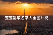 宝宝乱取名字大全图片视频-乱起名字现象