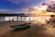 朗字取名的寓意和吉凶解释_《朗朗童音寓意吉祥，取名吉凶解析揭秘》