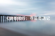 《表哥同行：寺庙奇遇记》