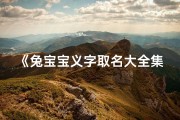 《兔宝宝义字取名大全集：最新创意与寓意精选》