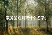 双胞胎姓刘取什么名字、刘氏兔宝宝双胞胎姐妹，萌动萌翻全家人