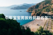 牛年宝宝男孩姓郭取名怎么取、牛年宝宝男孩姓郭取名怎么取好听