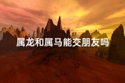 属龙和属马能交朋友吗