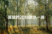 属鼠的2018颜色—属鼠颜色2020