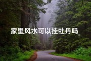 家里风水可以挂牡丹吗_家里风水可以挂牡丹吗好吗
