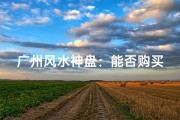广州风水神盘：能否购买？揭秘神秘风水奥秘