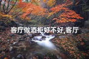 客厅做酒柜好不好,客厅酒柜有门风水解析：门开与否影响运势
