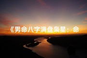 《男命八字满盘枭星：命运起伏之谜》