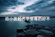 给小孩起名字带骞的好不、带骞的女孩名字