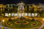 属牛的姓刘的男孩名字、刘家属牛宝宝：吉祥如意好名字